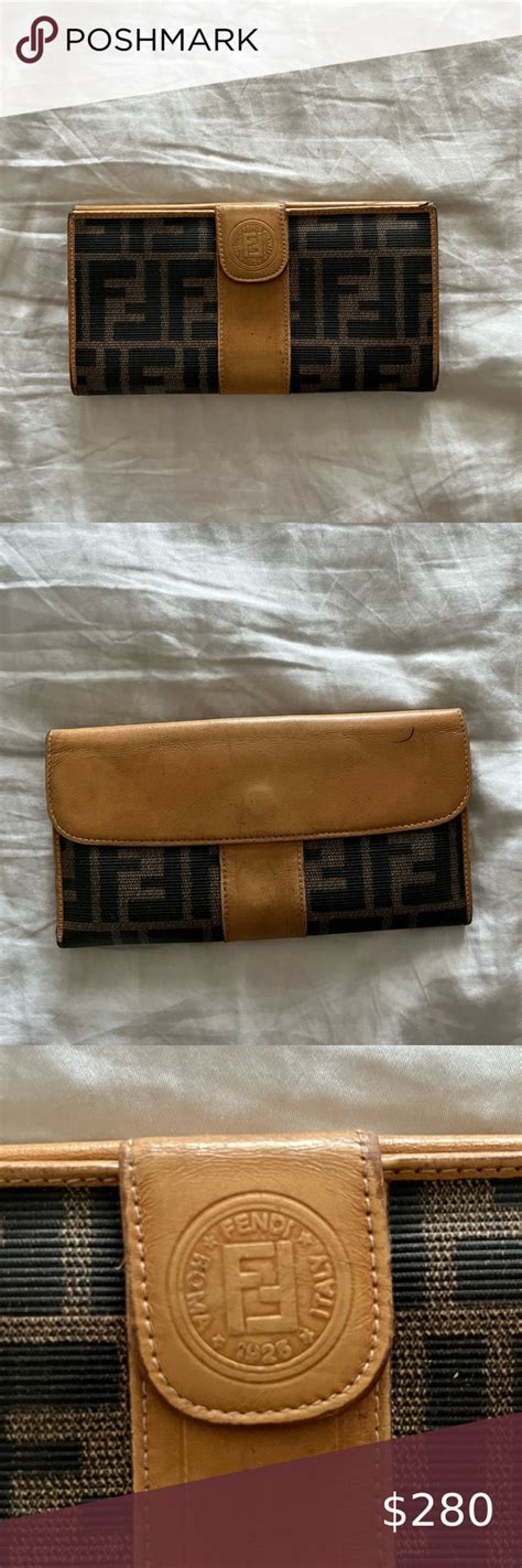 fendi roma wallet 1925|FENDI ROMA ITALY 1925 vintage womens wallet .